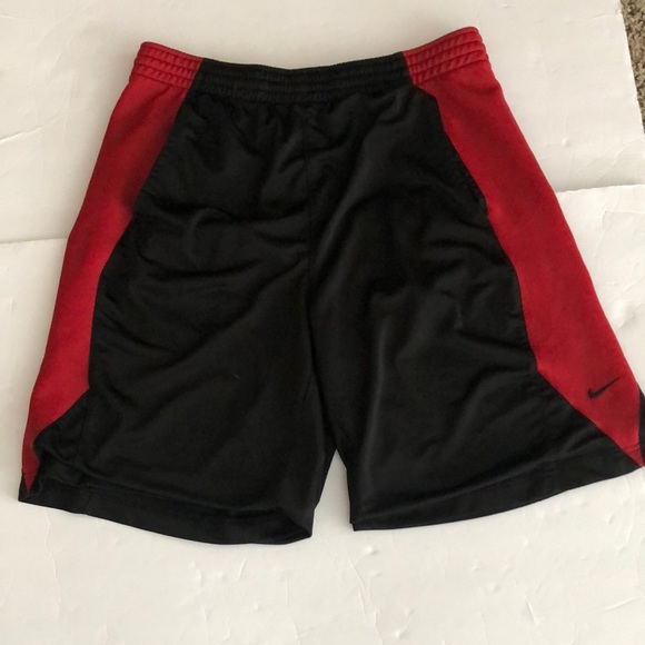 Nike Athletic Shorts Red Black SZ XL - Picture 1 of 7